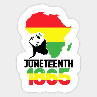 Juneteenth Is My Independence Day Black Women Black Pride Sticker